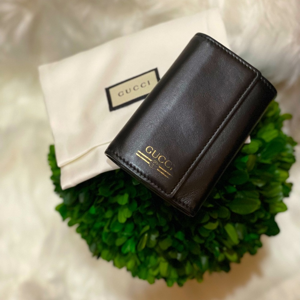 Gucci Leather 6 Key Holder